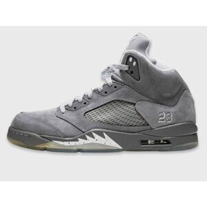NIKE Air Jordan 5 Retro 'Wolf Grey' GS Sneakers Size 5.5Y